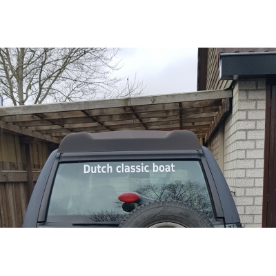 Eigen Tekst Auto Sticker Eigen Tekst Auto Sticker