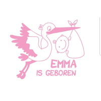 Raamsticker geboorte ooienvaar 