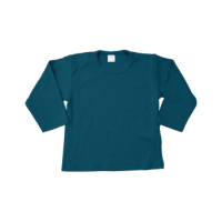 Merkloos uni shirt  lange mouw