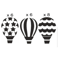 Luchtballon sticker