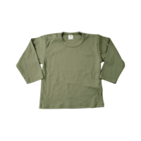 Merkloos uni shirt  lange mouw