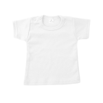 Merkloos uni shirt korte mouw