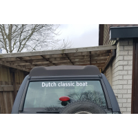 Eigen Tekst Auto Sticker