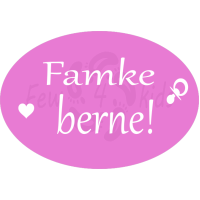 raamsticker geboorte Jonkje/Famke