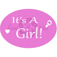 Raamsticker geboorte it's a Boy/Girl
