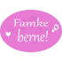 raamsticker geboorte Jonkje/Famke