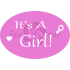 Raamsticker geboorte it's a Boy/Girl
