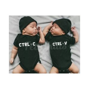 Ctrl Twin rompers