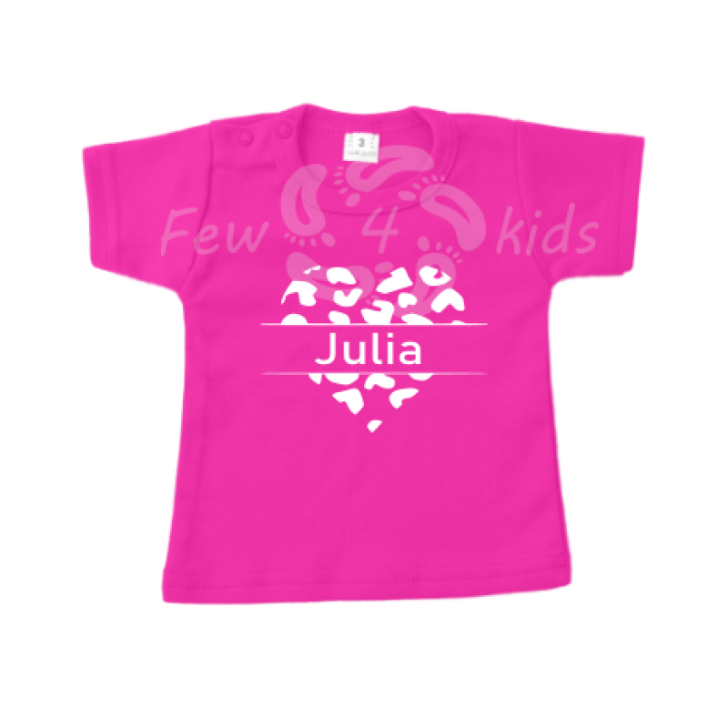 Tijgerprint hart Shirt