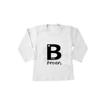 B fan broer shirt