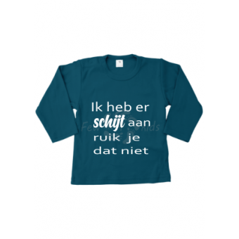 Schijt aan shirt