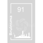 Skyline Harlingen Raamfolie