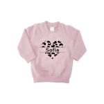 Tijgerprint hart Trui