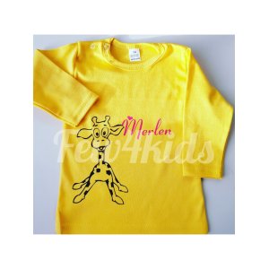 Giraffe met naam shirt Giraffe met naam shirt