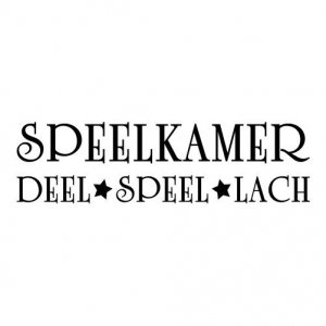 Speelkamer Sticker